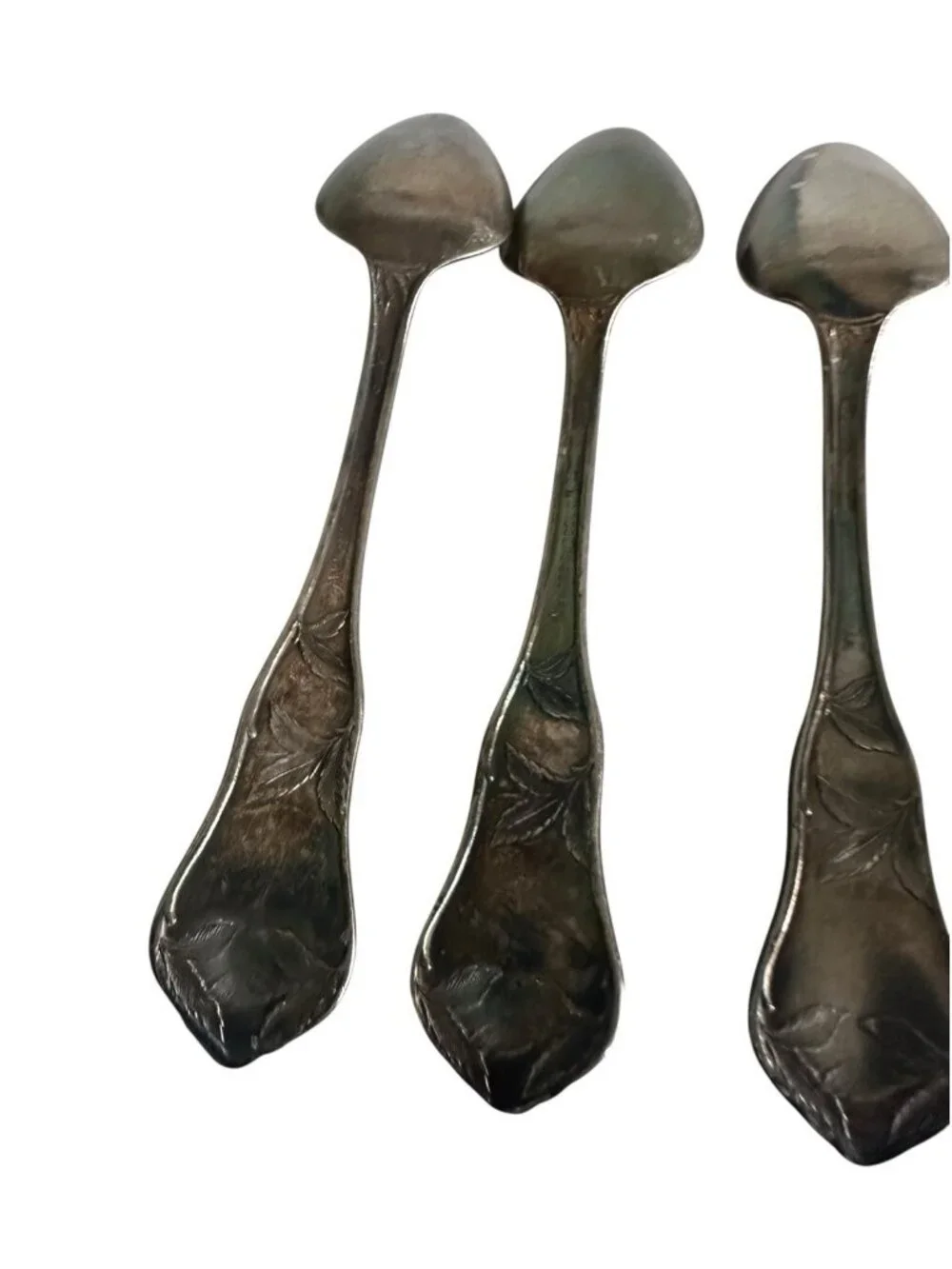 Antique 1910 Rogers & Son AA Sunkist Pattern Set Of 6 Spoons Silverplate